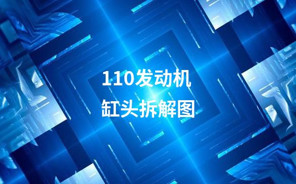 110发动机缸头拆解图