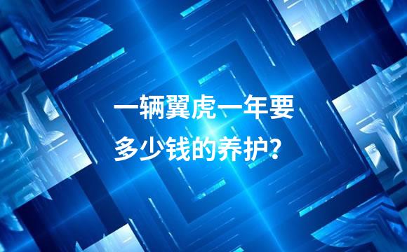 一辆翼虎一年要多少钱的养护？