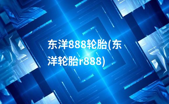 东洋888轮胎(东洋轮胎r888)
