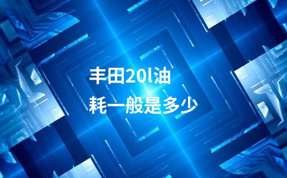 丰田20l油耗一般是多少