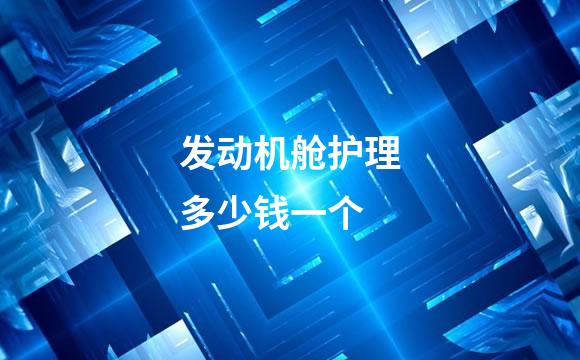 发动机舱护理多少钱一个