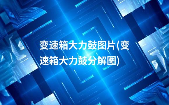 变速箱大力鼓图片(变速箱大力鼓分解图)