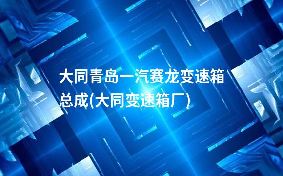 大同青岛一汽赛龙变速箱总成(大同变速箱厂)