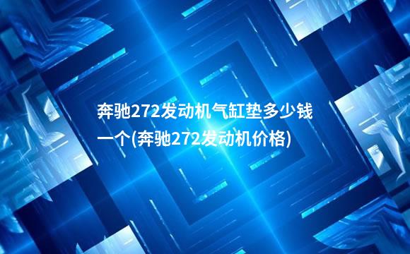 奔驰272发动机气缸垫多少钱一个(奔驰272发动机价格)