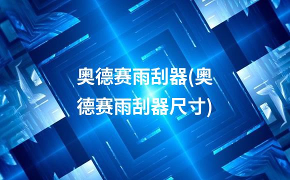 奥德赛雨刮器(奥德赛雨刮器尺寸)
