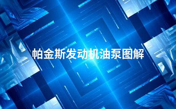 帕金斯发动机油泵图解