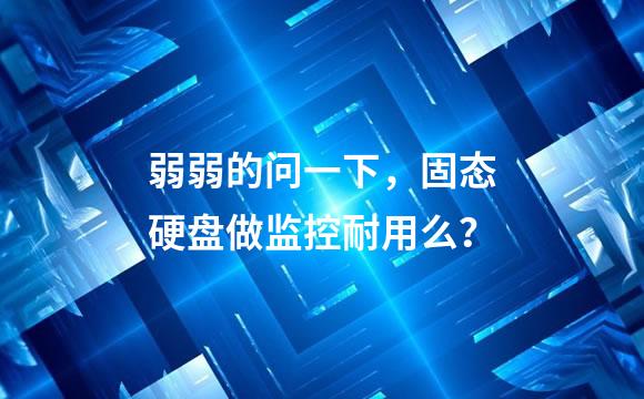 弱弱的问一下，固态硬盘做监控耐用么？