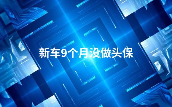 新车9个月没做头保