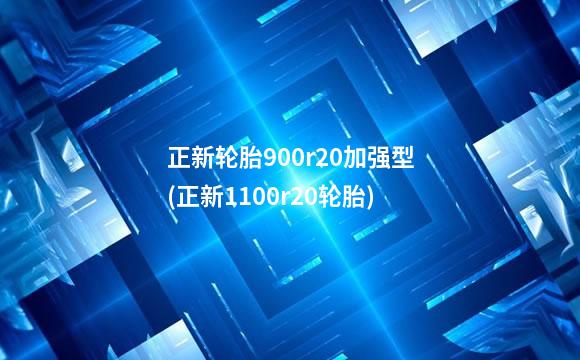 正新轮胎900r20加强型(正新1100r20轮胎)