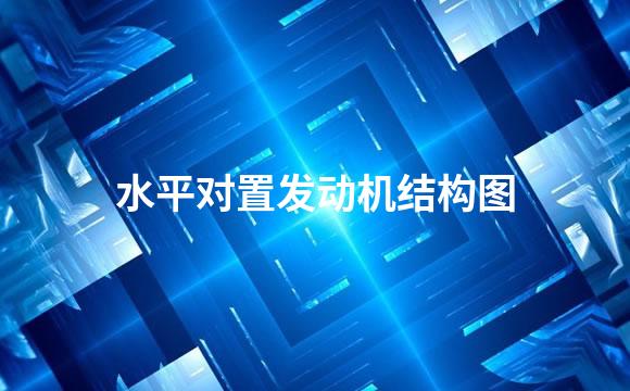 水平对置发动机结构图