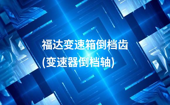 福达变速箱倒档齿(变速器倒档轴)