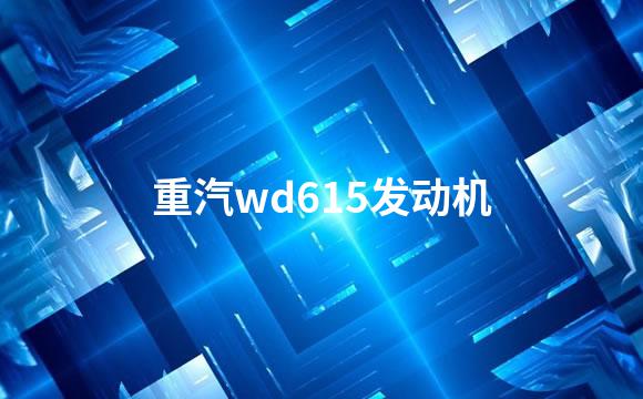 重汽wd615发动机