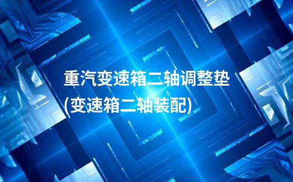 重汽变速箱二轴调整垫(变速箱二轴装配)