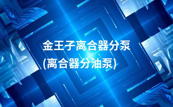 金王子离合器分泵(离合器分油泵)